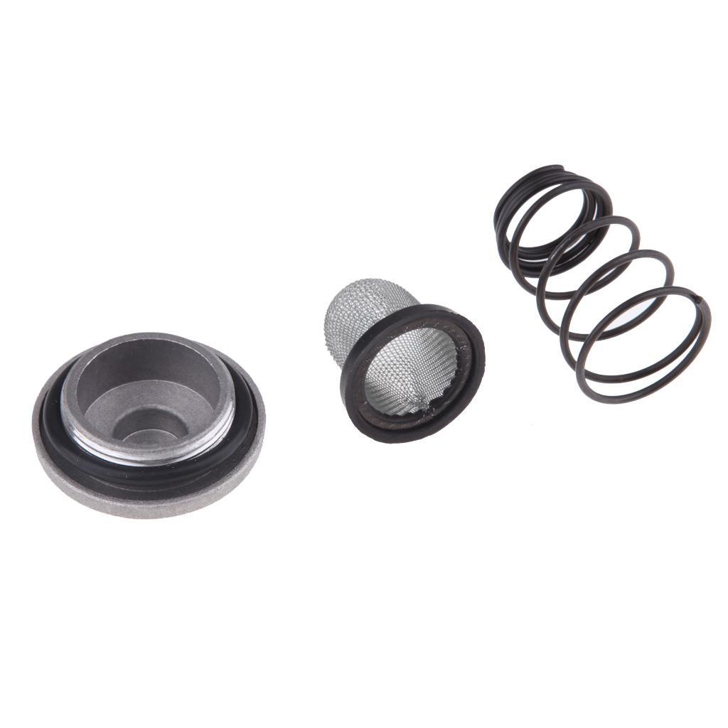 GY6 Engine Oil Drain Screw Oil Filter Mesh Spring Set 50 80 125 150cc