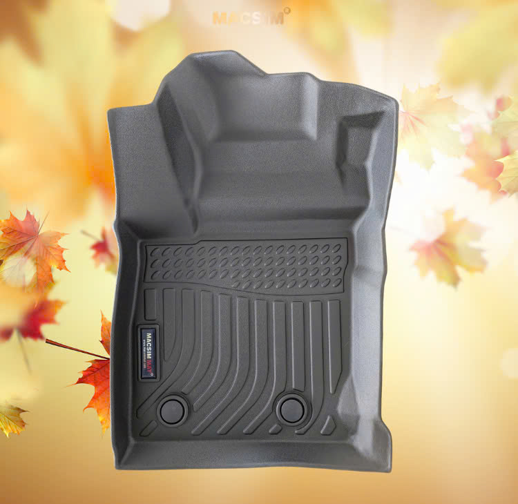 Thảm lót sàn xe ô tô Ford Fiesta 2011-2013 (sd) Nhãn hiệu Macsim chất liệu nhựa TPE cao cấp