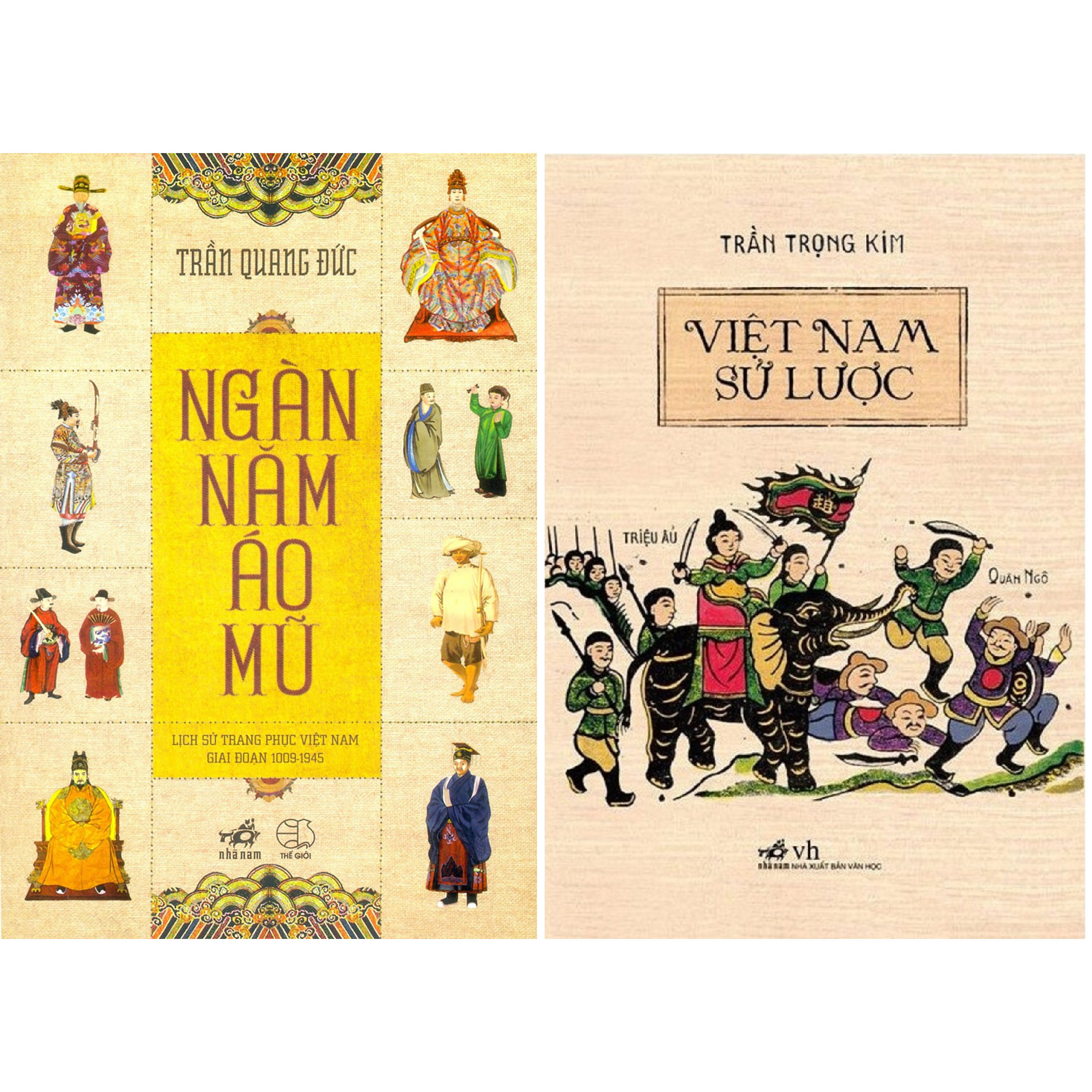 Combo 2 Cuốn Ngàn Năm Áo Mũ + Việt Nam Sử Lược