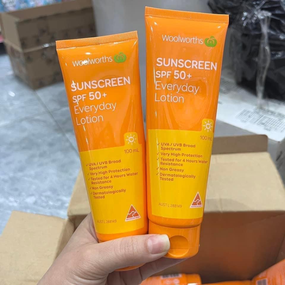 Kem Chống Nắng Woolworths Everyday Sunscreen SPF 50+ 500ml - 1000ml