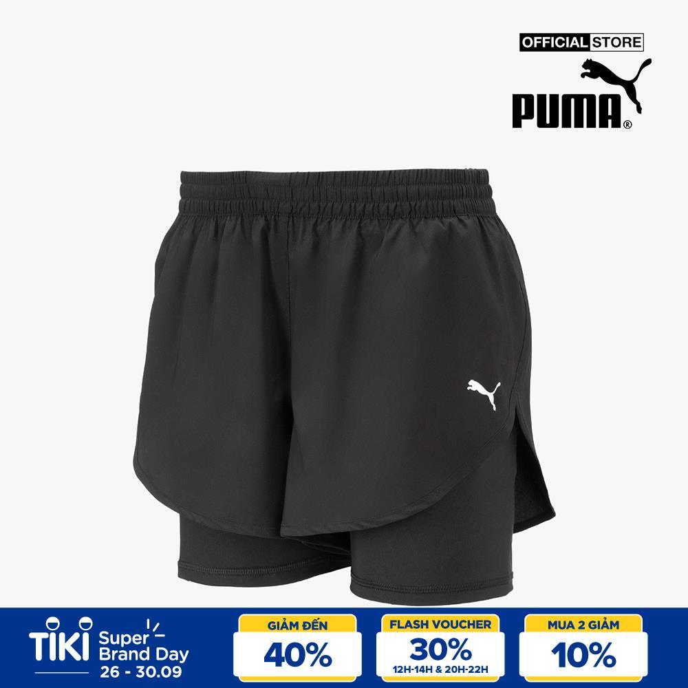 PUMA - Quần shorts thể thao nữ 2 in 1 Woven Running 521072-01