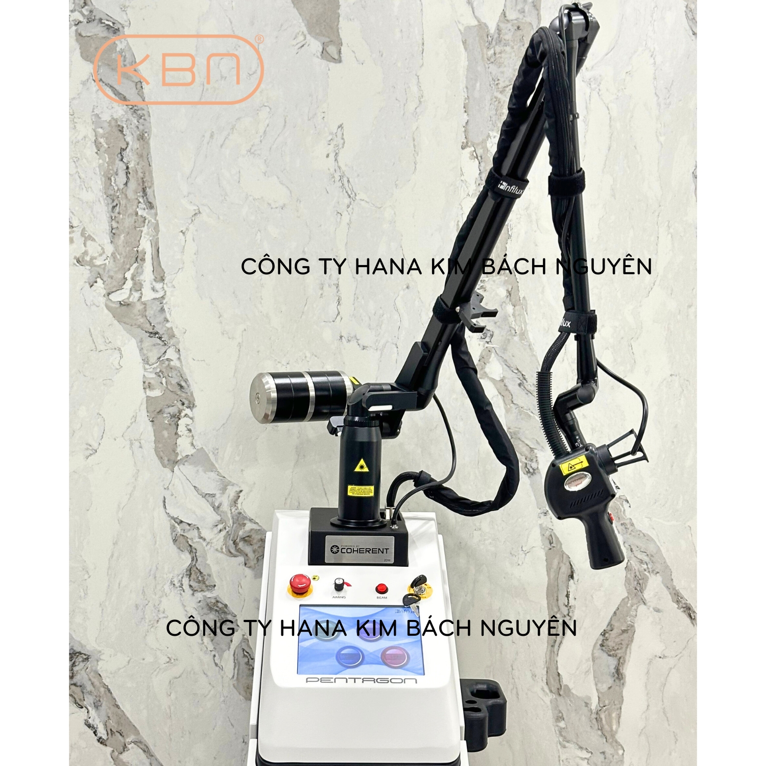 Máy laser CO2 Fractional Pentagon Hàn Quốc trị sẹo, nám, đốm nâu, tàn nhang, tái tạo da.