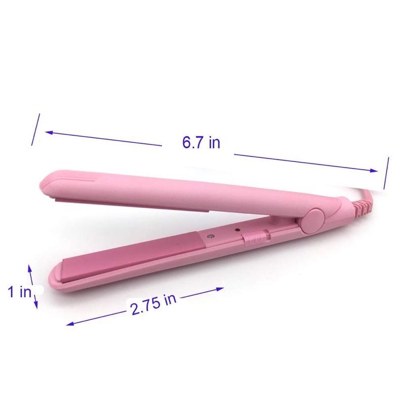 Máy duỗi tóc mini du lịch tiện lợi - Máy duỗi uốn mini tiện lợi , tặng kèm vỏ hộp xinh xắn.
