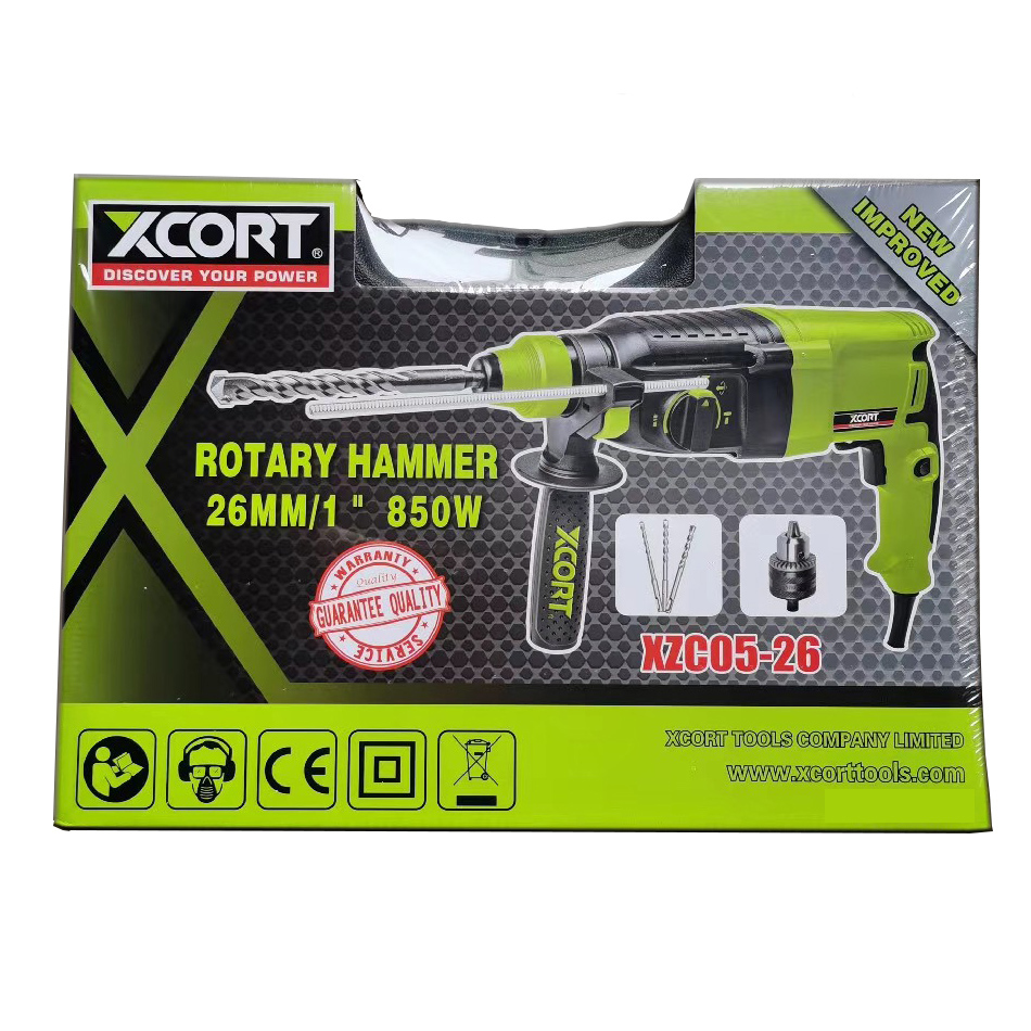 Máy khoan-Máy khoan đục bê tông 3 chức năng XCORT 850W XCORT
