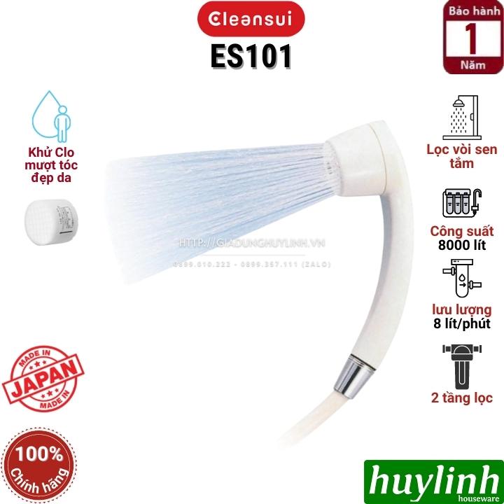 Thiết bị máy lọc nước vòi sen tắm khử CLO Cleansui ES101 - Sản xuất tại Nhật Bản - Hàng chính hãng