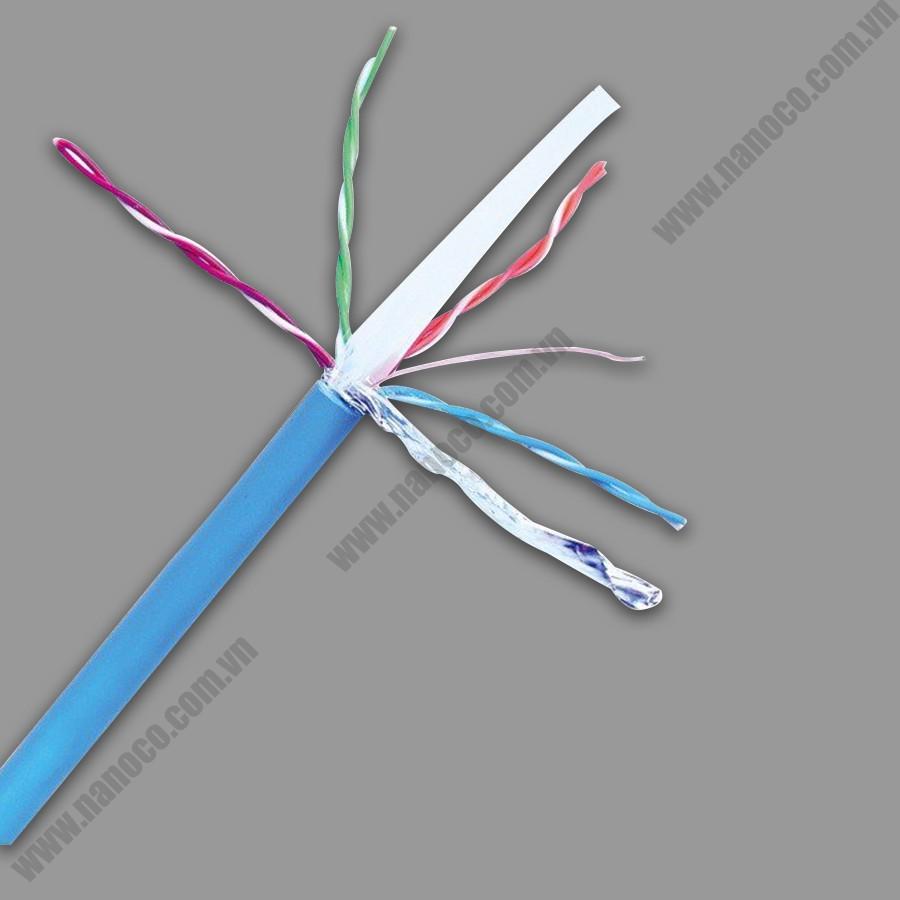 Dây Cáp Mạng NC6-F100 CAT6 FTP 0.56mm 4 Pairs chống nhiễu,Giá 1/ Mét