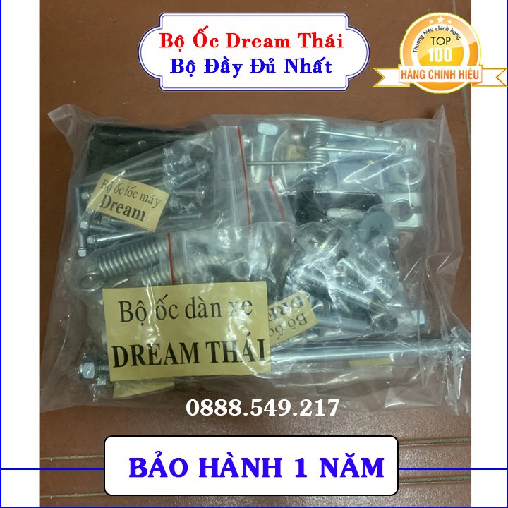 Bộ ốc xe Dream Thái đầy đủ nhất