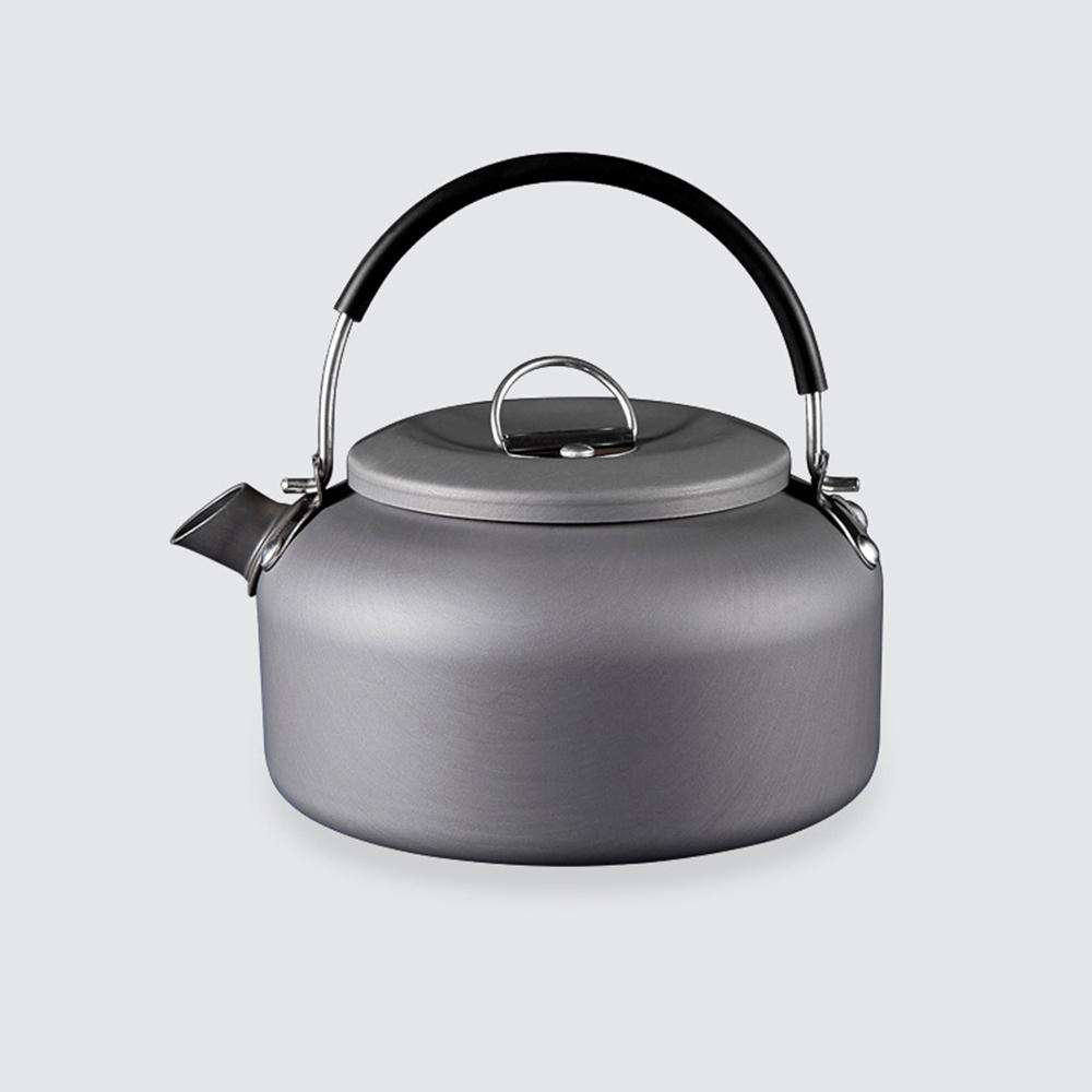 0.8L/1.4L Outdoor Lightweight Aluminum Teapot Kettle Coffee Pot for Camping Hiking Backpacking