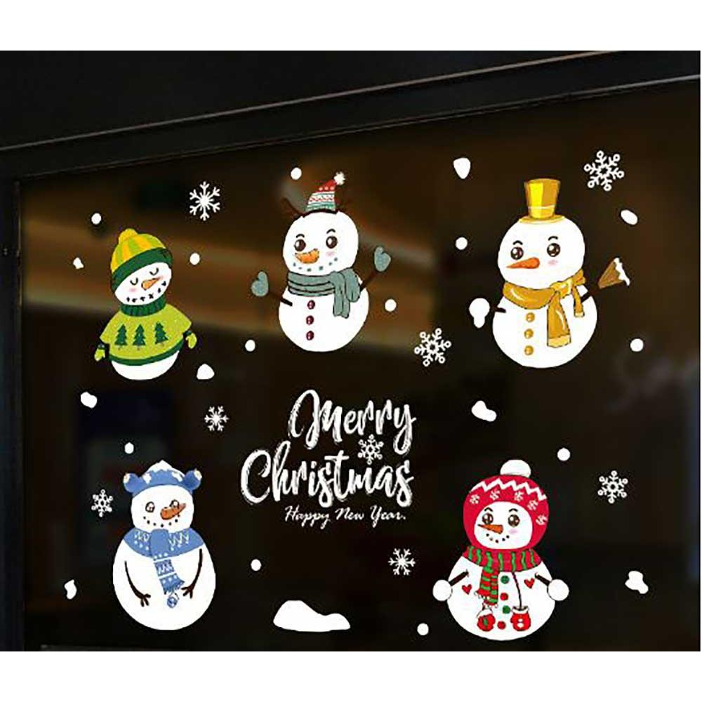 DECAL TRANG TRÍ NOEL 2 MẶT 2021 SỐ 27