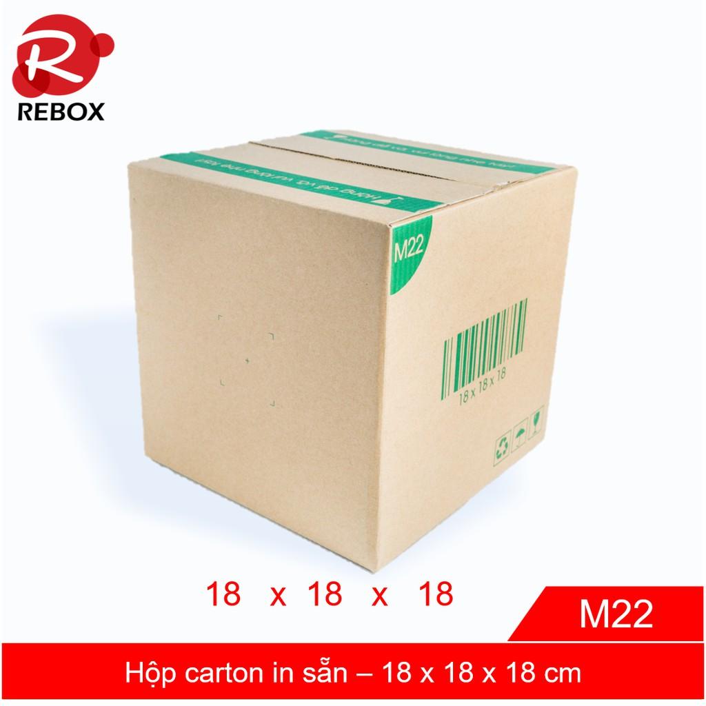 Hộp 18x18x18 cm - 20 hộp carton trơn giá xưởng