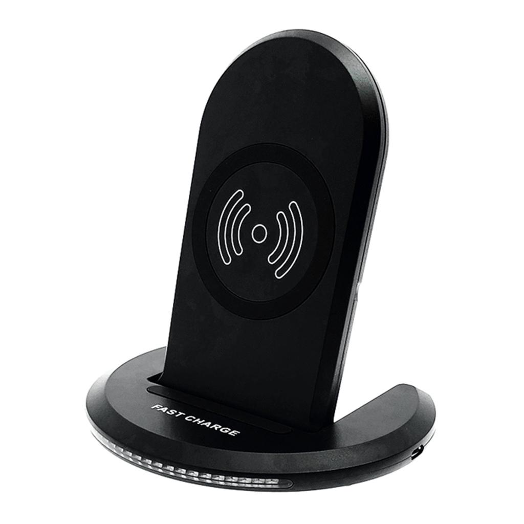 10W Qi Wireless Fast Charger Charging Stand Dock For SamsungS8 S9 S10
