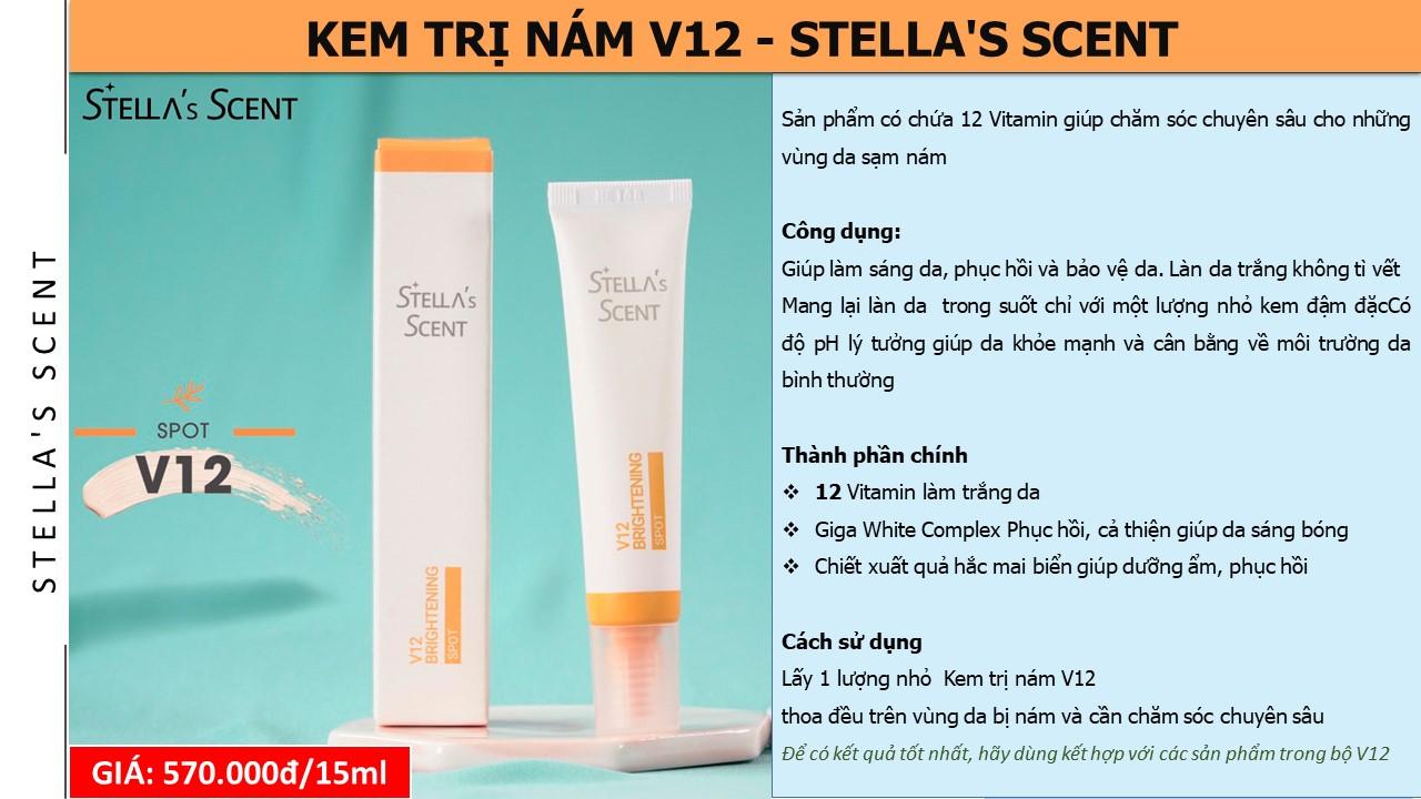 Kem Hỗ Trợ Trị Nám V12 Stella's Scent - Stella's Scent V12 Brightening Spot