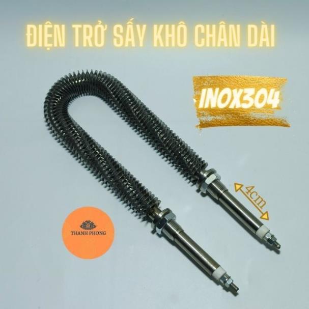 Điện Trở Sấy Khô Chữ U Chân Dài Thanh Nhiệt Cánh Tản Đốt Nóng 220V