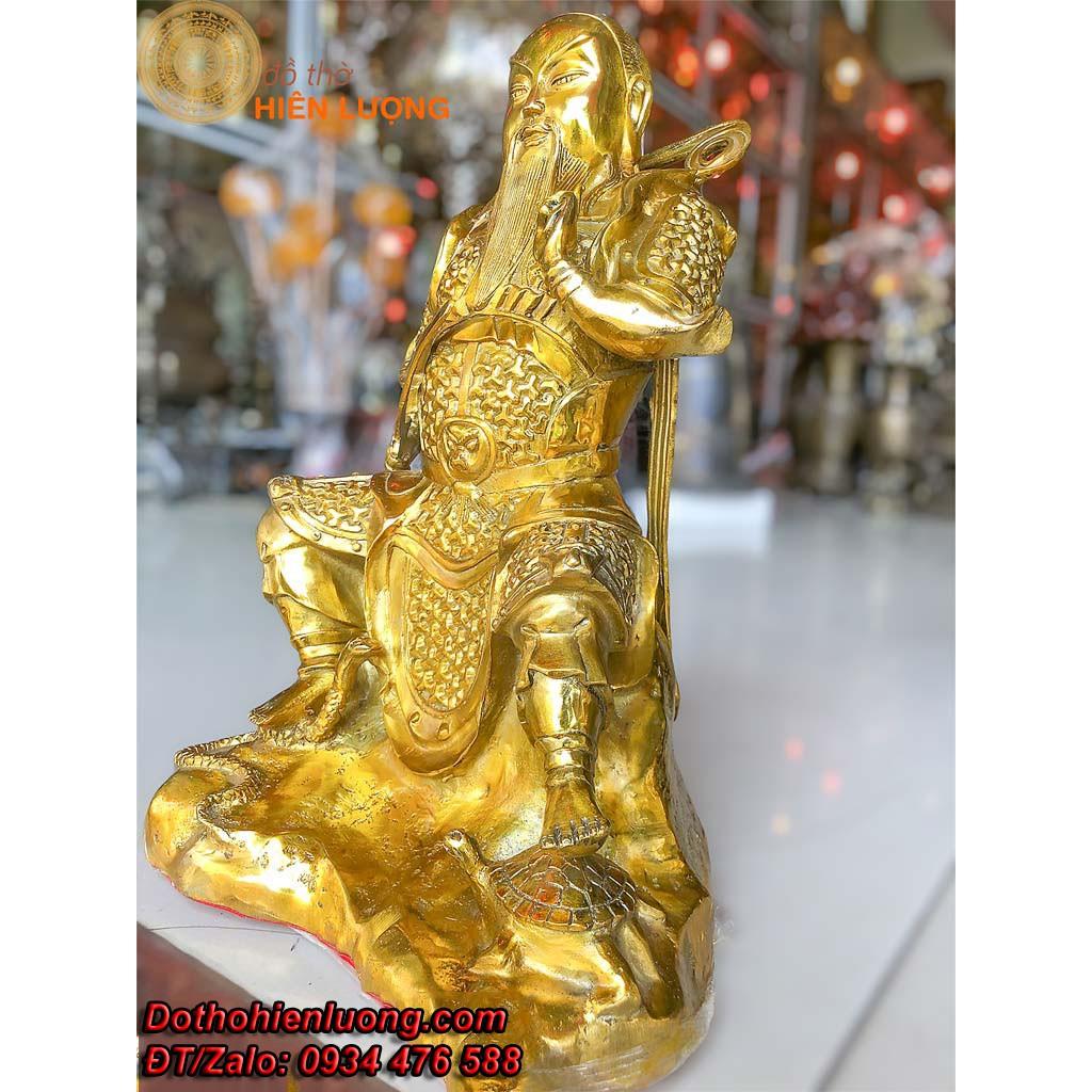 Tượng Huyền Thiên Trấn Vũ Bằng Đồng Thau Cao 40cm
