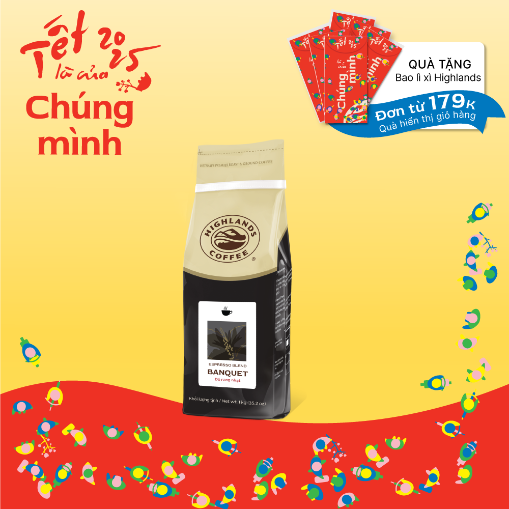 Cà Phê Bột Buổi Sáng Highlands Coffee 1Kg