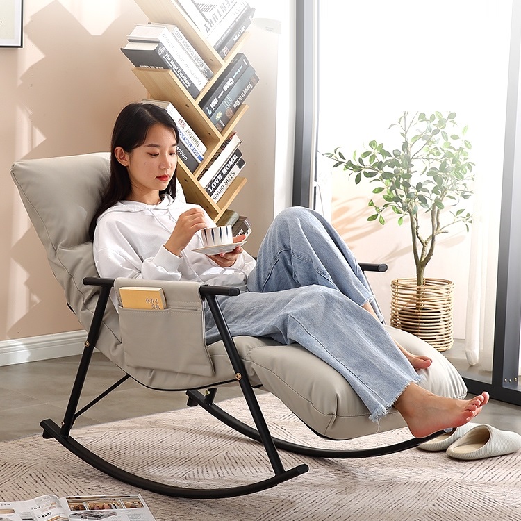 Ghế Thư Giãn Bập Bênh Gấp Gọn, Ghế Ngồi Ban Công, Ghế Sofa Thư Giãn