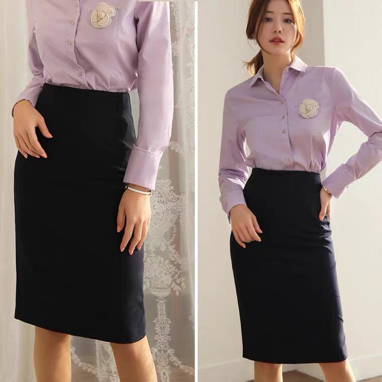 Chân váy bút chì lưng cao LARI- Váy công sở cao cấp có túi form chuẩn dáng đẹp, phong cách Hàn Quốc cổ điển, sang trọng