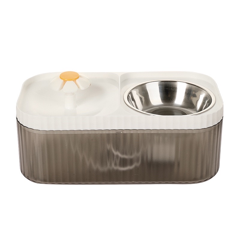 Máy Lọc Nước Hình Bông Hoa - Kèm Bát Ăn Cho Chó Mèo - Mie Petshop