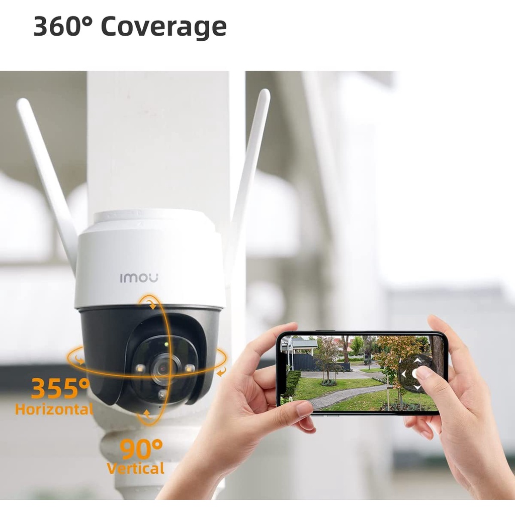 Camera Ngoài Trời IP WIFI IMOU S22FP S21FP 1080P 2MP / S42FP S41FP 4MP 2K có màu ban đêm, xoay 360 | Hàng Chính Hãng | Bảo Hành 24 Tháng