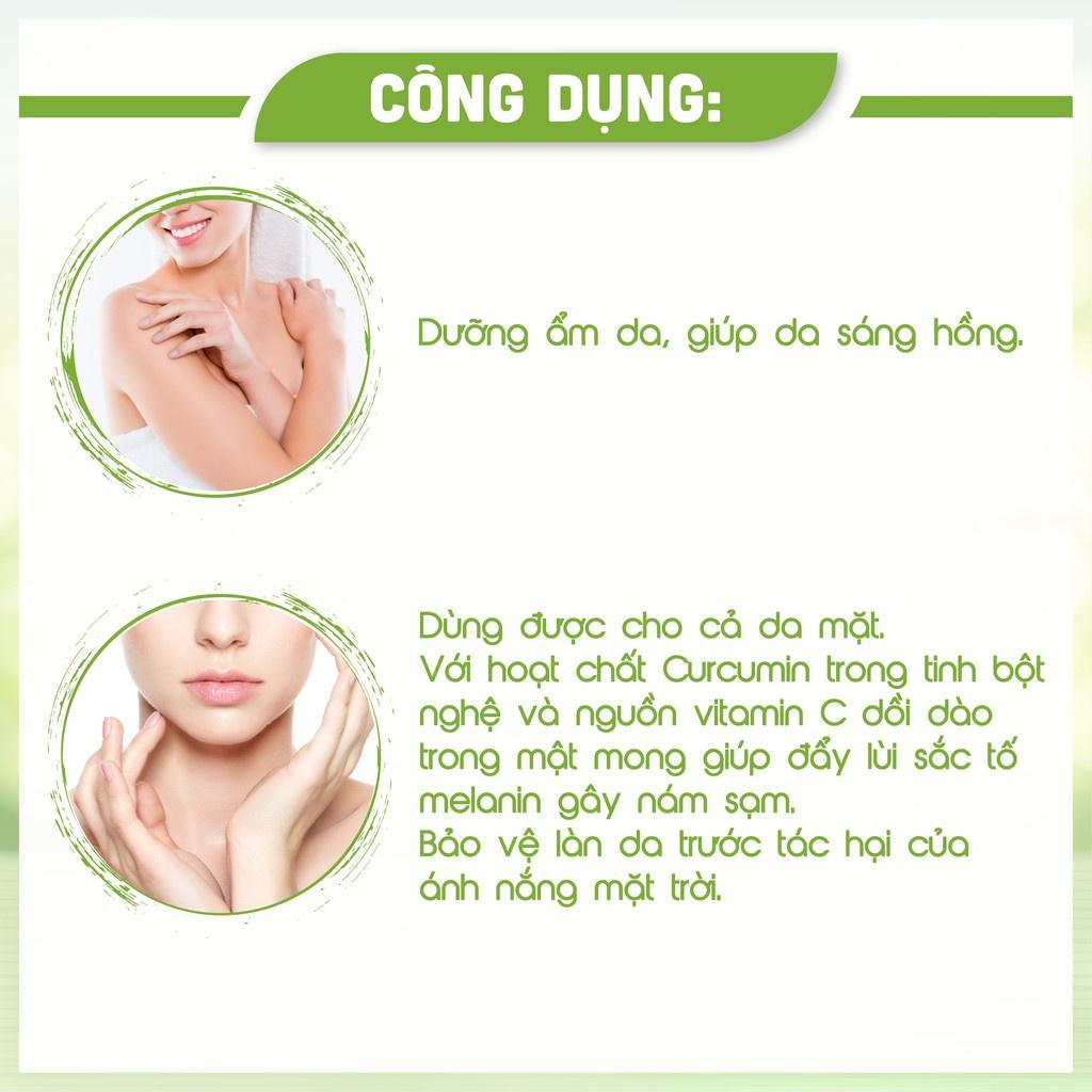 [VENUS COSMETICS] Xà bông hữu cơ, 100 % chiết xuất từ thiên nhiên, xà bông nghệ - mật ong giúp dưỡng da an toàn tuyệt đối