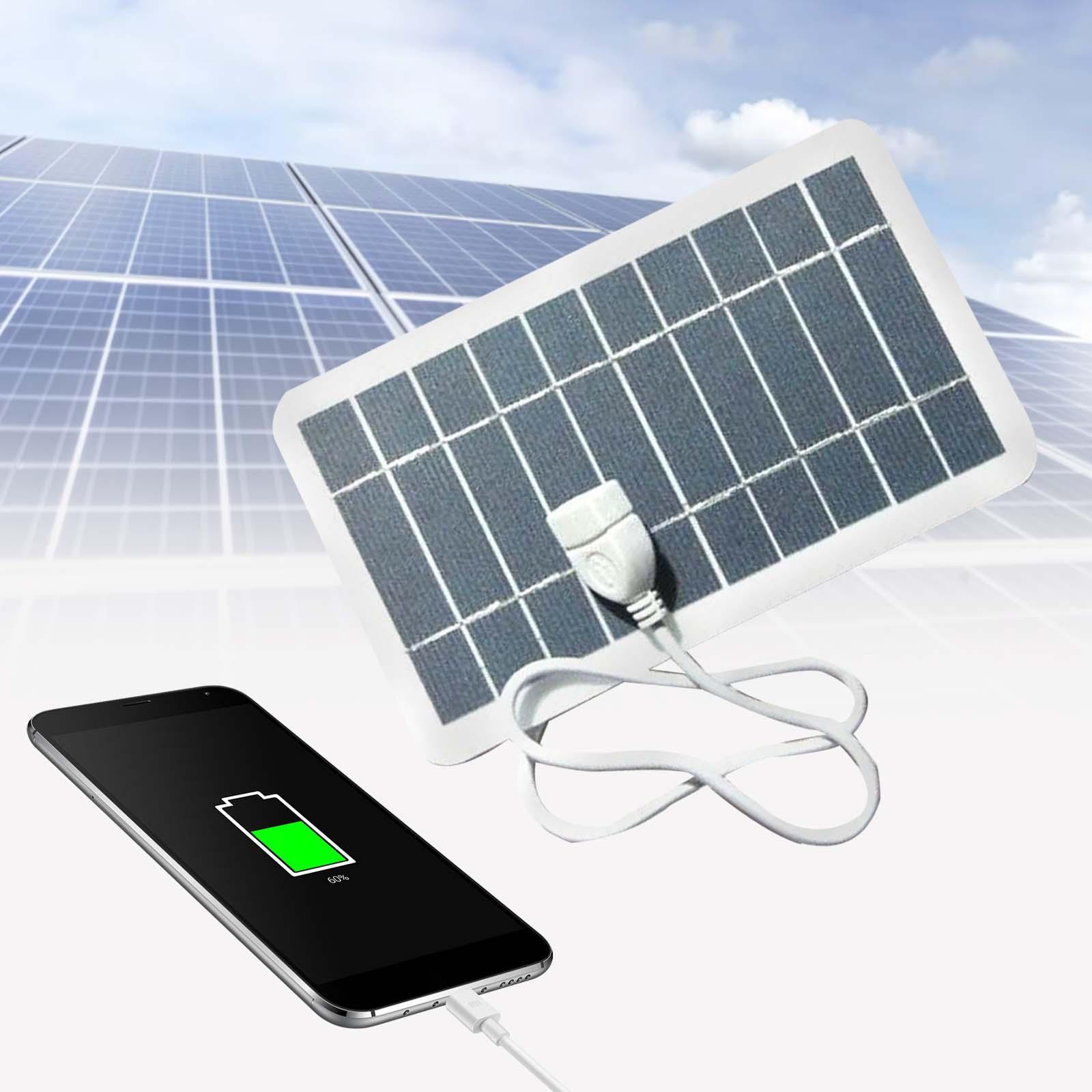 Solar Panel  with USB Port Portable Solar Charger for Smartphones RV Trip