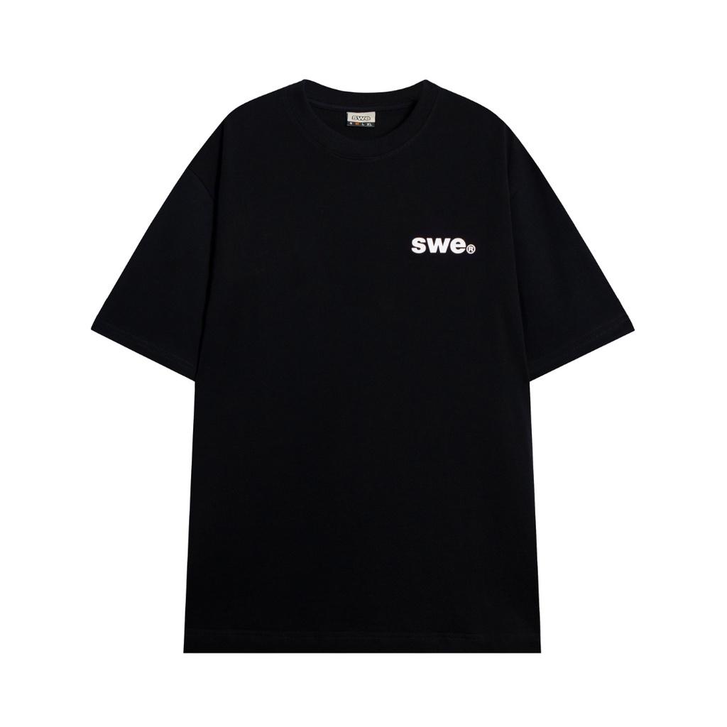 Áo thun cổ tròn SWE TYPE TEE unisex, cotton thoáng mát, dày dặn, thời trang chính hãng