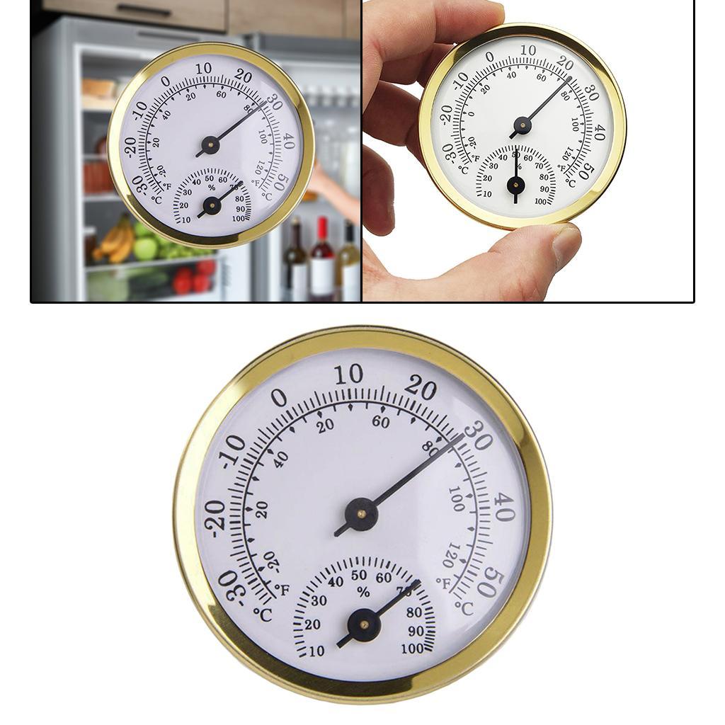 6x2 in 1 Thermometer Hygrometer Fridge Indoor Household Temperature Indicator