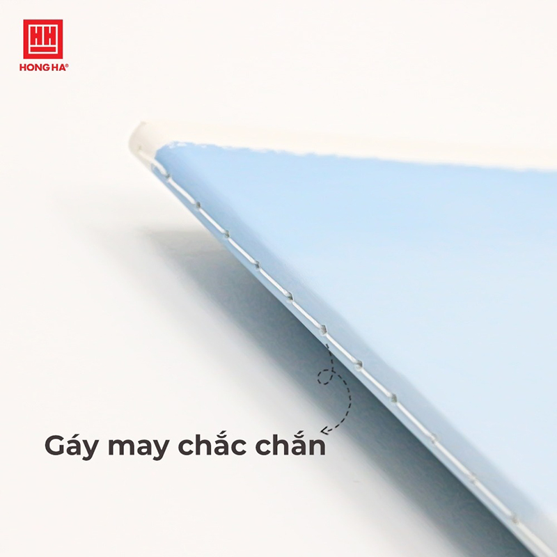 Vở kẻ ngang Hồng Hà 120 trang - May gáy - Studh Moka 1461 định lượng 70 m2 độ sáng 90-92 ISO Khổ vở 180 x 252 mm (Giao bìa ngẫu nhiên)