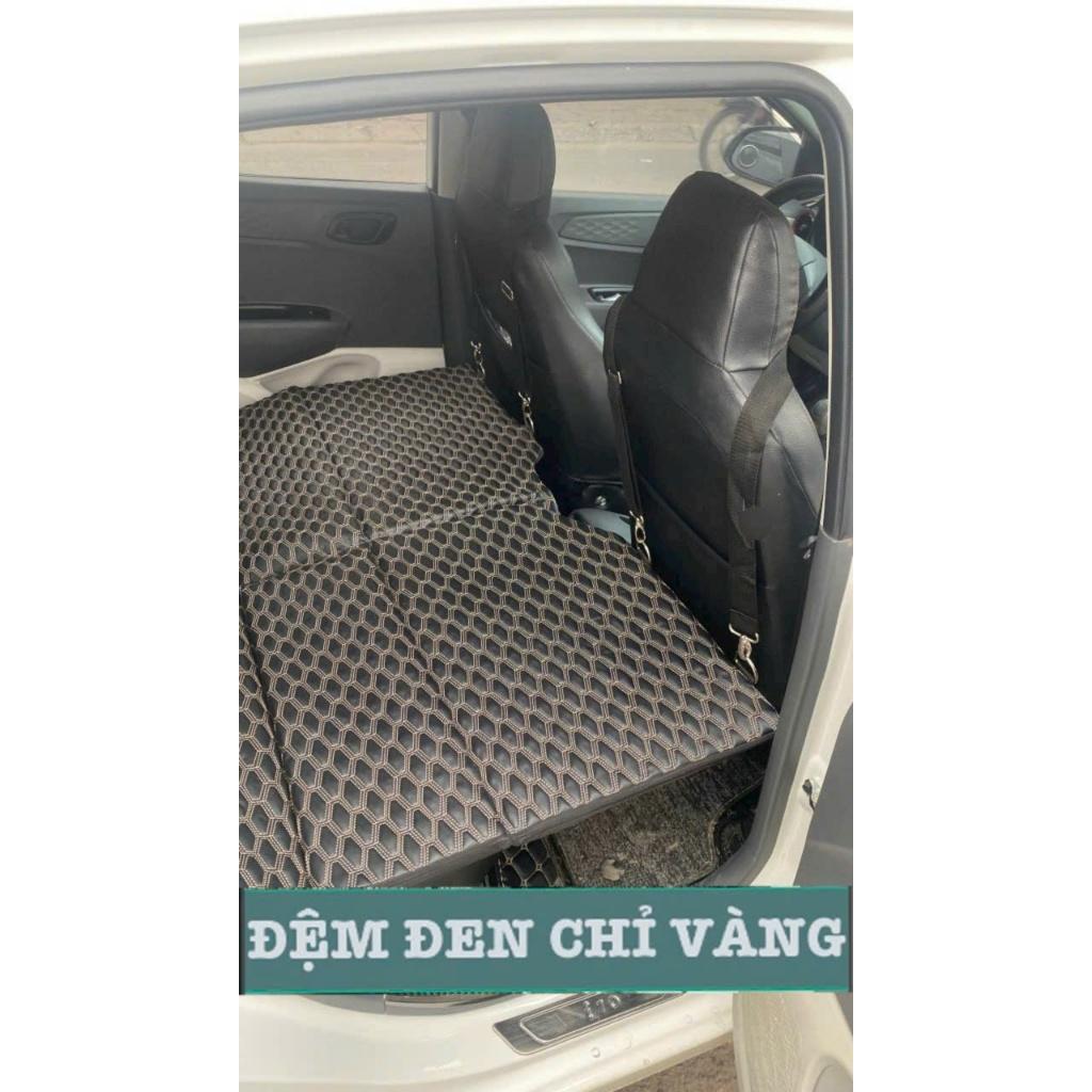 Đệm Ô Tô Ghế Sau Gấp Gọn Bằng Da Cao Cấp, Nệm Xe Hơi Bằng Da Gấp Gon Thông Minh Fast Car ( KHÔNG GỐI)