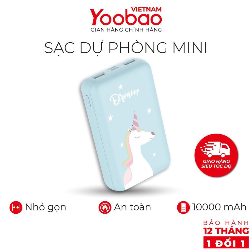 Pin Sạc dự phòng Yoobao mini 10000mAh P10W -Hàng nhập khẩu