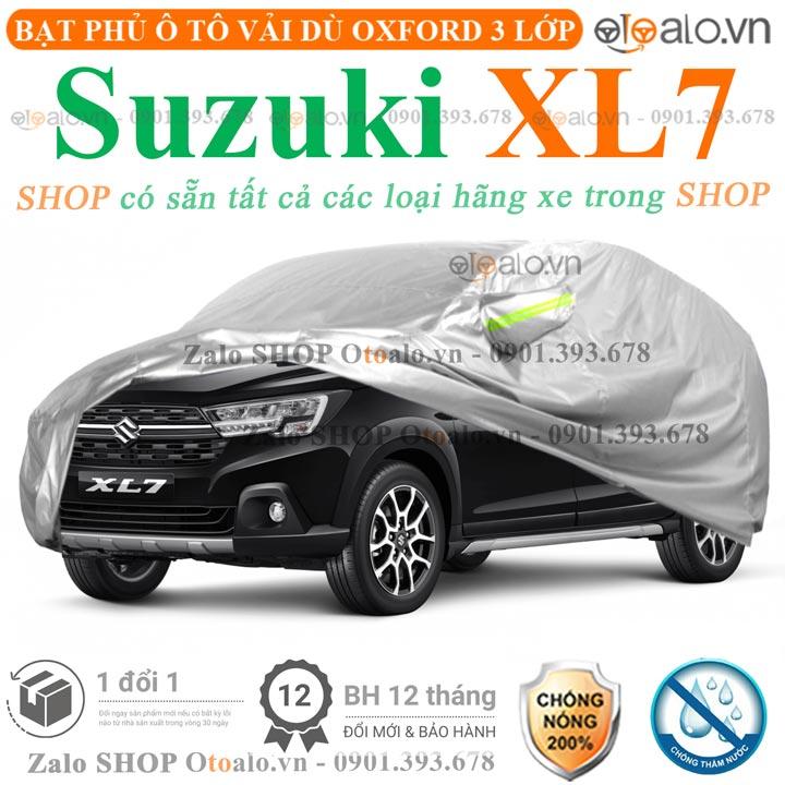 Bạt che phủ xe ô tô Suzuki XL7 3 lớp cao cấp