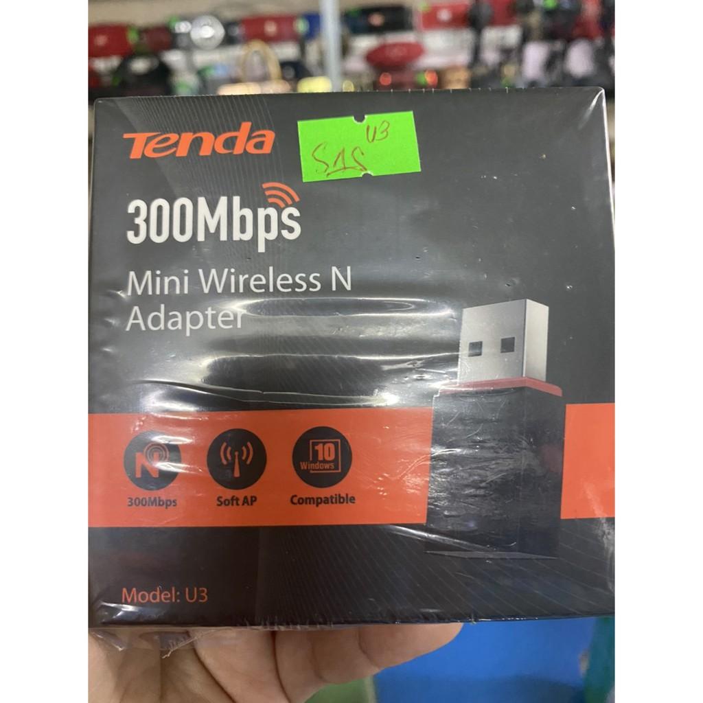 Tenda USB kết nối Wifi U3 tốc độ 300Mbps - Hãng phân phối chính thức