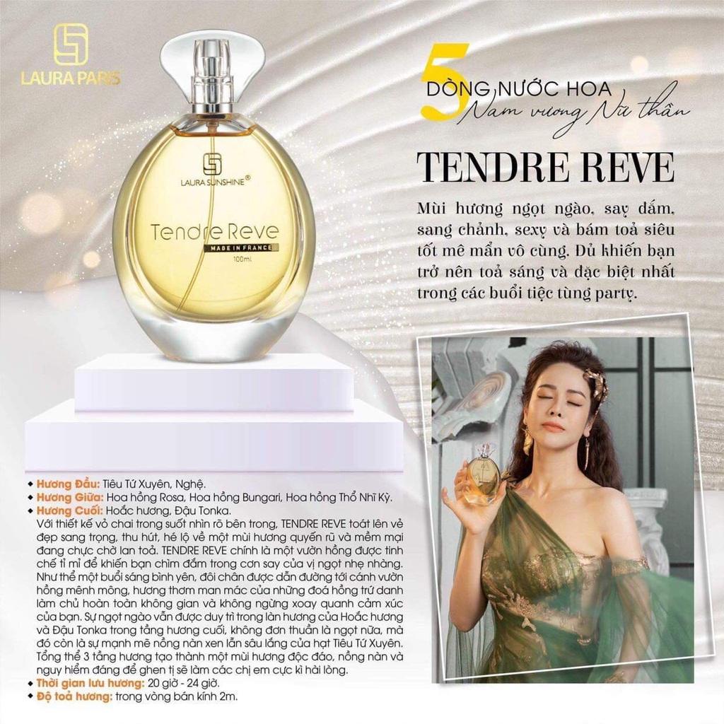 Nước hoa Pháp dành cho Nữ Tendre Reve Laura Paris No3 100ml - Laura Sunshine