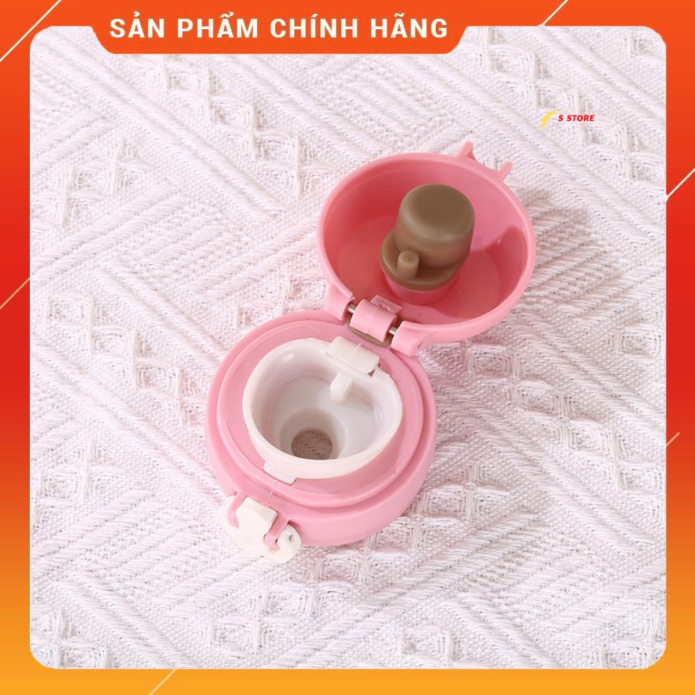 Bình Giữ Nhiệt 500ml In Hình Hoạt Hình Doremon Mèo KT Cho Bé,Cốc Đựng Nước Inox 304