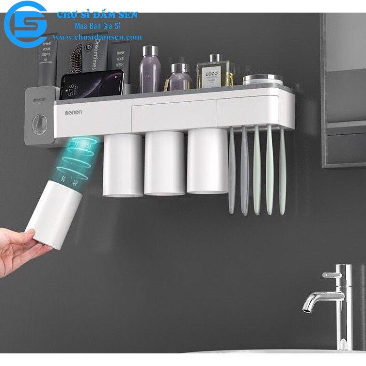 Dụng cụ nặn kem, nhả kem đánh răng tự động cao cấp công nghệ hút chân không thông minh