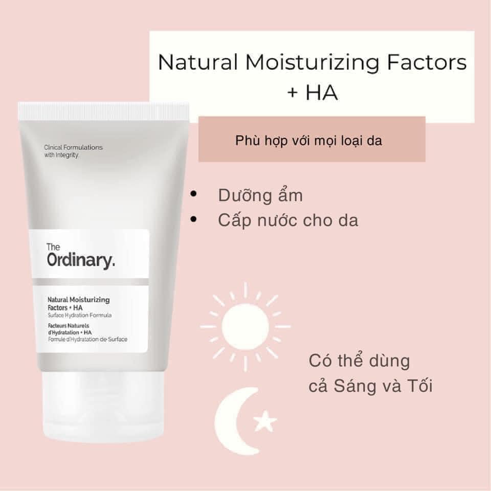 Kem dưỡng ẩm The Ordinary Natural Moisturizing Factors + HA 100ml