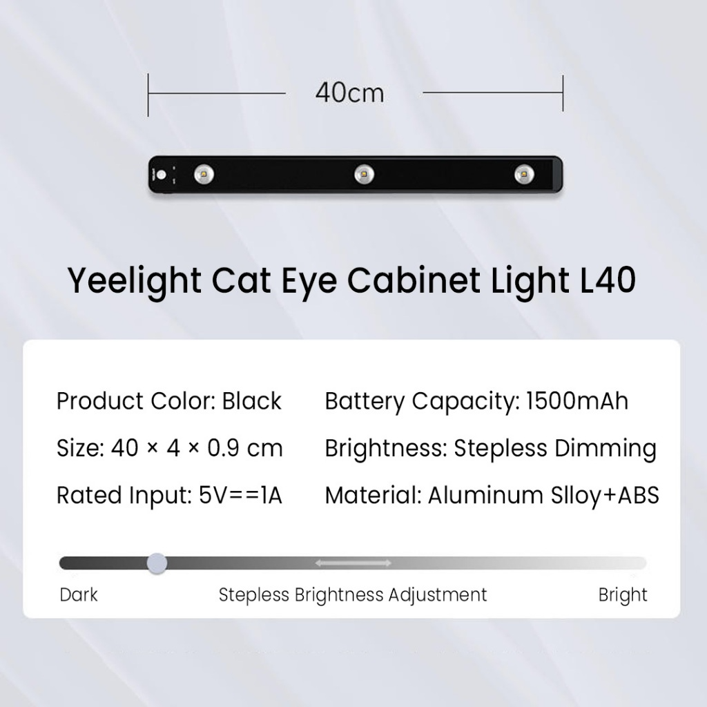 Đèn led Mắt Mèo Từ Tính Cảm Ứng Chuyển Động Cho Tủ Quần Áo xiaomi youpin yeelight Phòng Ngủ Nhà Bếp