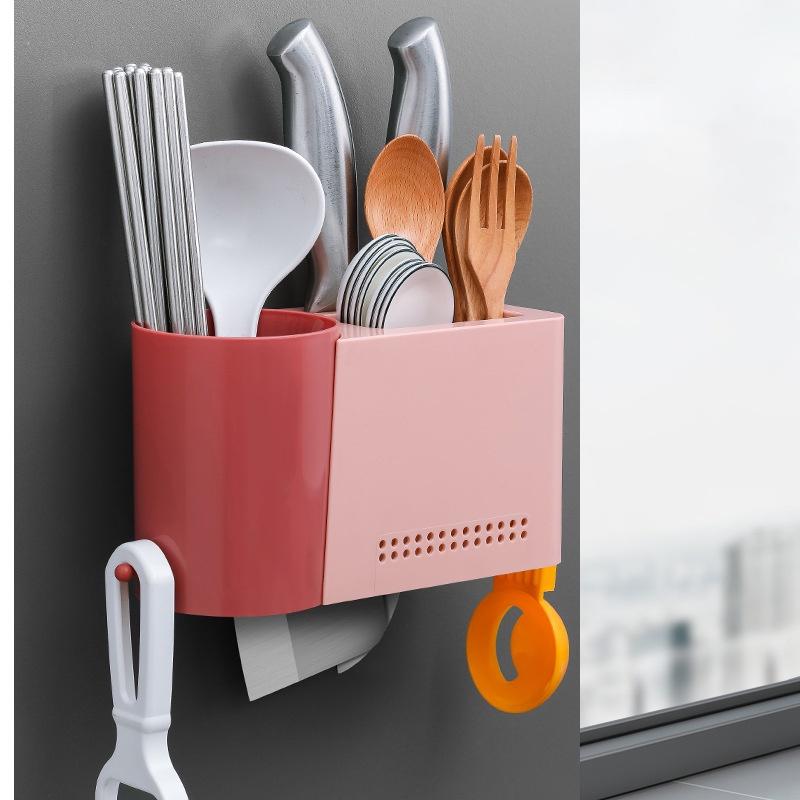 Hộp Đựng Đũa Muỗng Gắn Tường Tiện Dụng Cho Nhà Bếp
