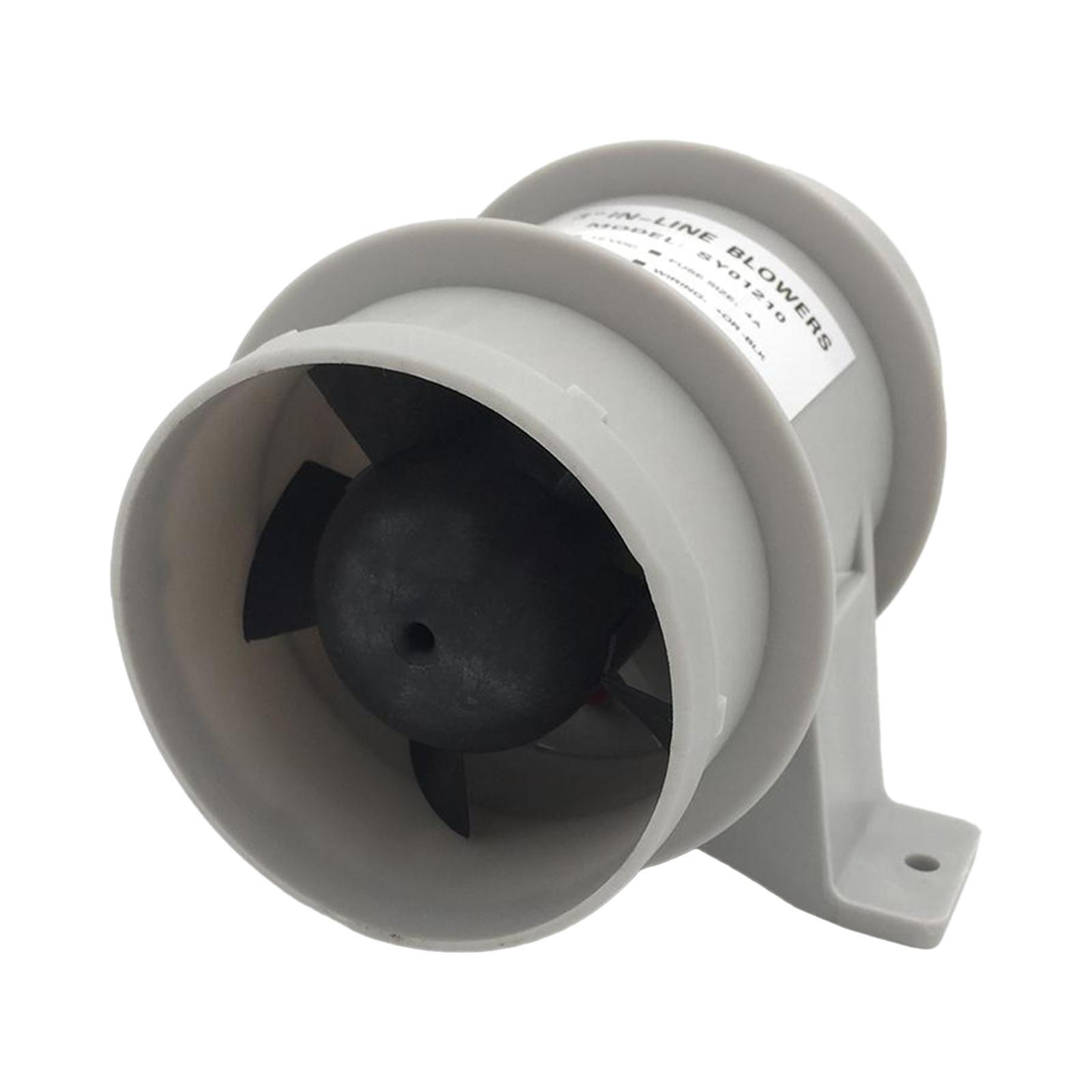 Marine 4" Bilge Blower 12 Water Resistant White Suit Boat