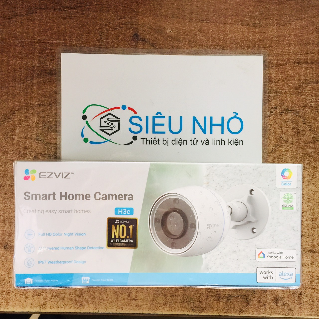 Camera wifi ngoài trời Ezviz H3C-Color-2MP - Hàng chính hãng