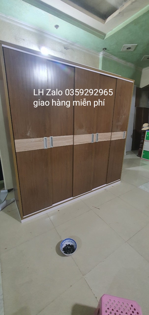 Tủ nhựa đài Loan 5 cánh cửa lùa