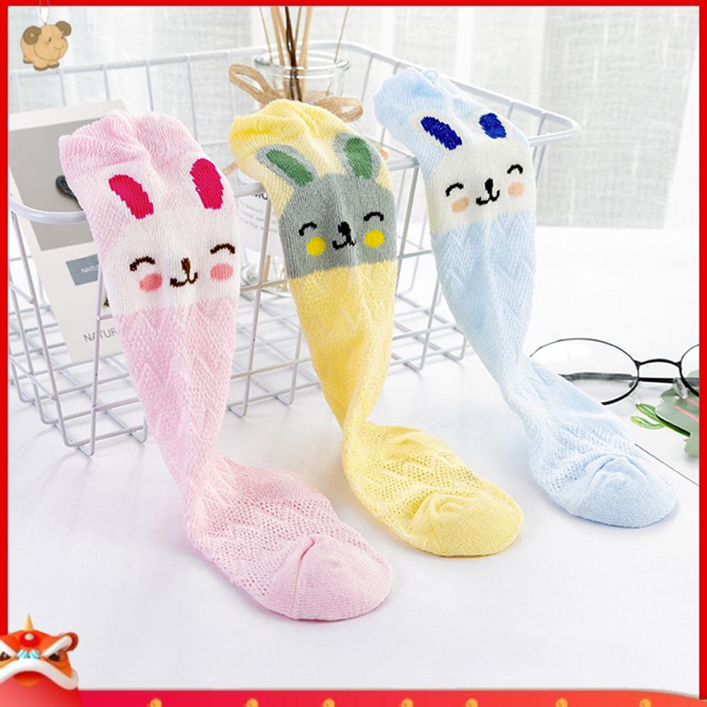 Set 3 Đôi Vớ Cotton Thoáng Khí Dễ Thương Cho Bé