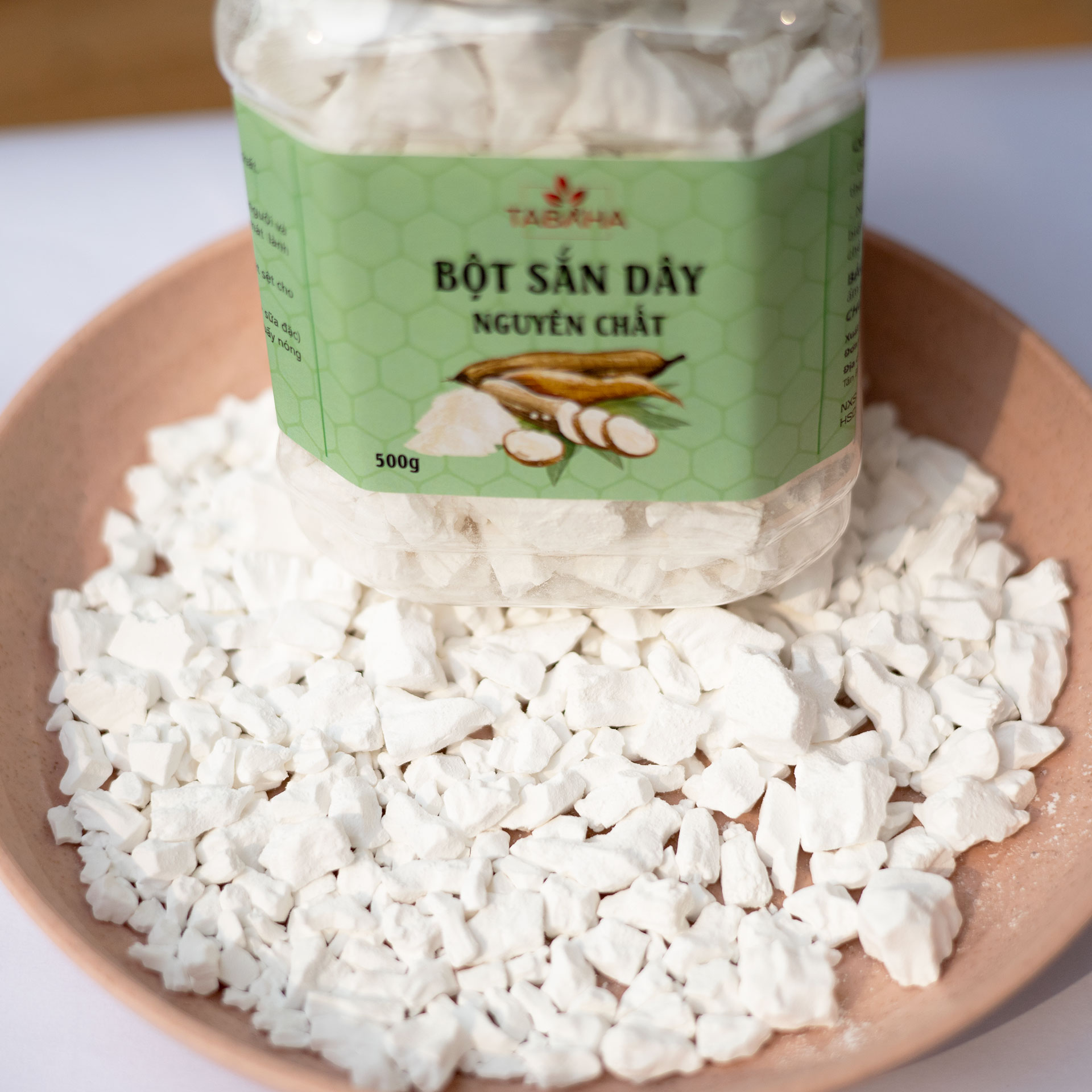 Bột Sắn Dây Nguyên Chất Tabaha 500g thanh nhiệt mát lành