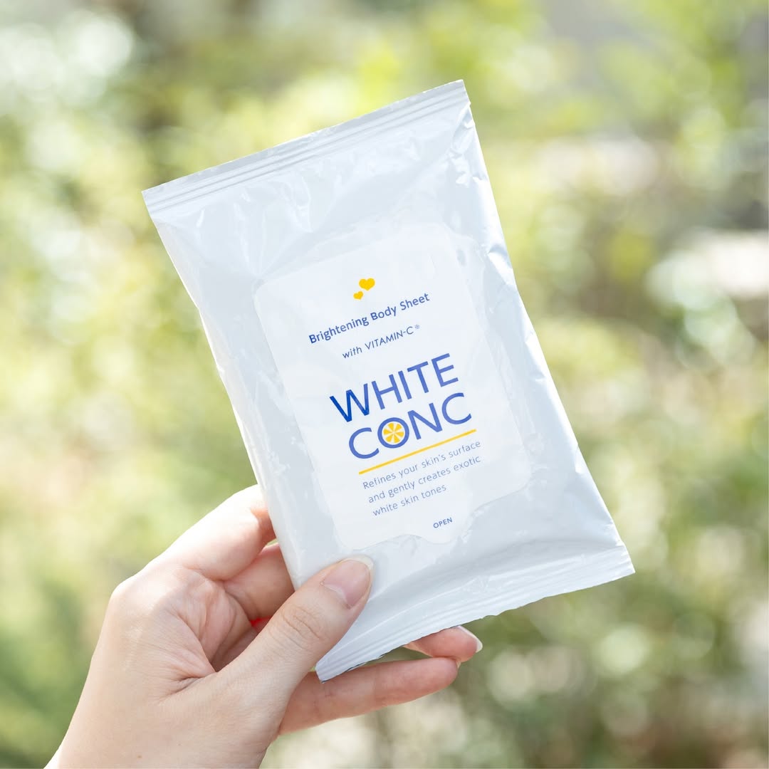 Khăn Ướt Làm Sạch Cơ Thể White Conc Dưỡng Trắng Sáng Da (18 Tờ/Gói)