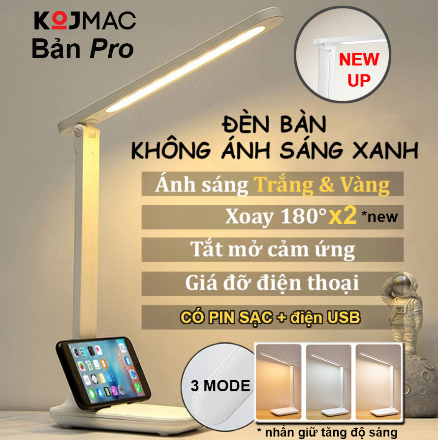 Đèn Học Để Bàn Siêu Sáng Mini Tiện Lợi Có Thể Uốn Cong, Chống Cận Thị _ Đèn Led Đọc Sách