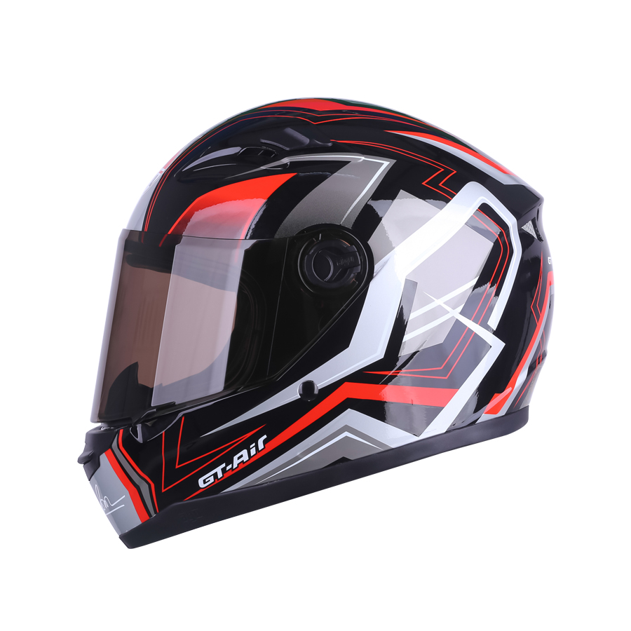 Mũ bảo hiểm Moto Fullface 3 sọc _ AGU có kính chắn gió, chống nắng, chông chói_ Nhiều màu
