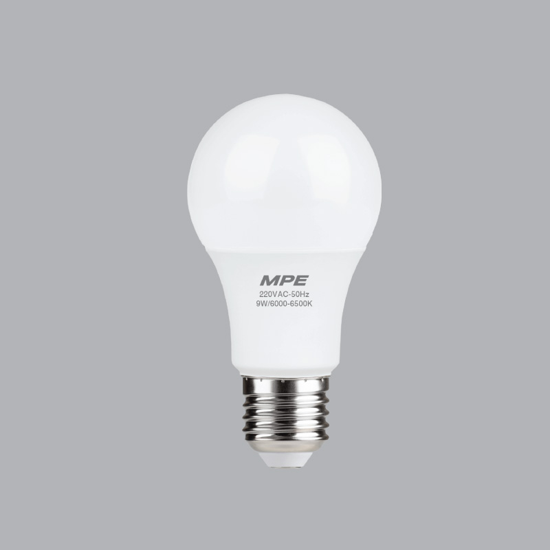 Bóng đèn LED Bulb 9W MPE - Ánh sáng trắng LBD-9T