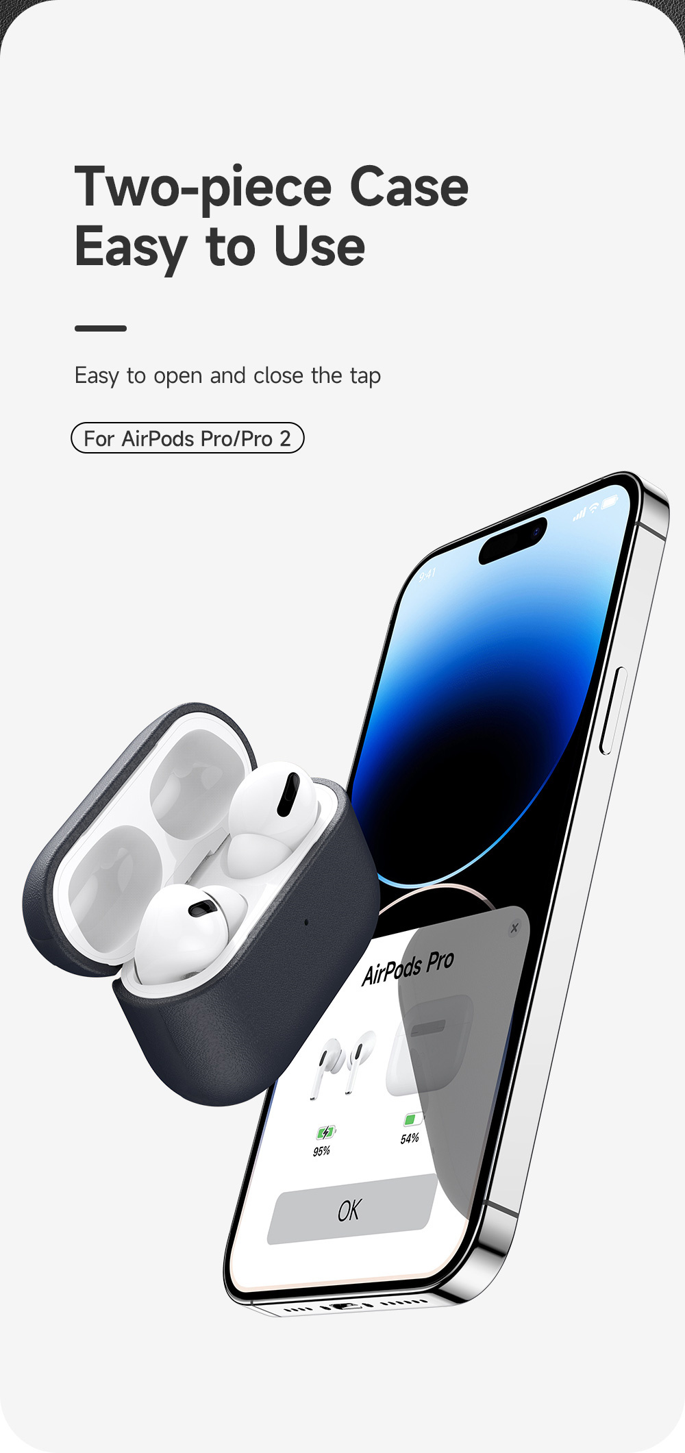 Case Ốp Bao Bảo Vệ Dành Cho Airpods Pro 2/ Airpods Pro, Dux Ducis Plen Series TPU Case - Hàng Chính Hãng