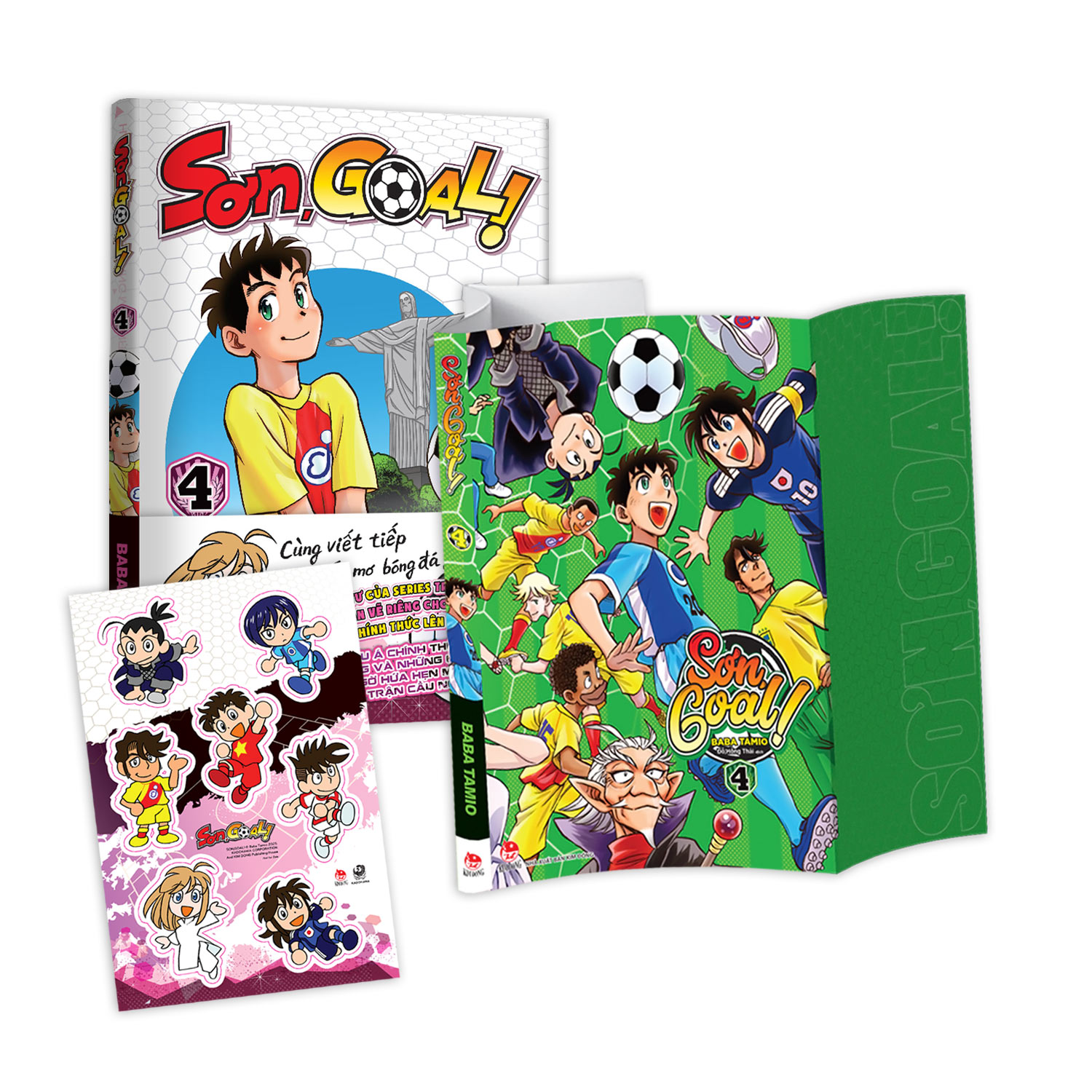 Sơn,Goal! - Tập 4 [Tặng Kèm Bìa Áo Đặc Biệt &amp; Bảng Sticker]