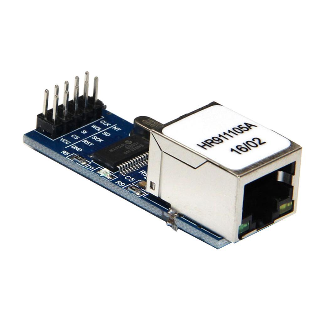Mini ENC28J60 Ethernet LAN Network Module with 3.3 V Pin Header Power Supply